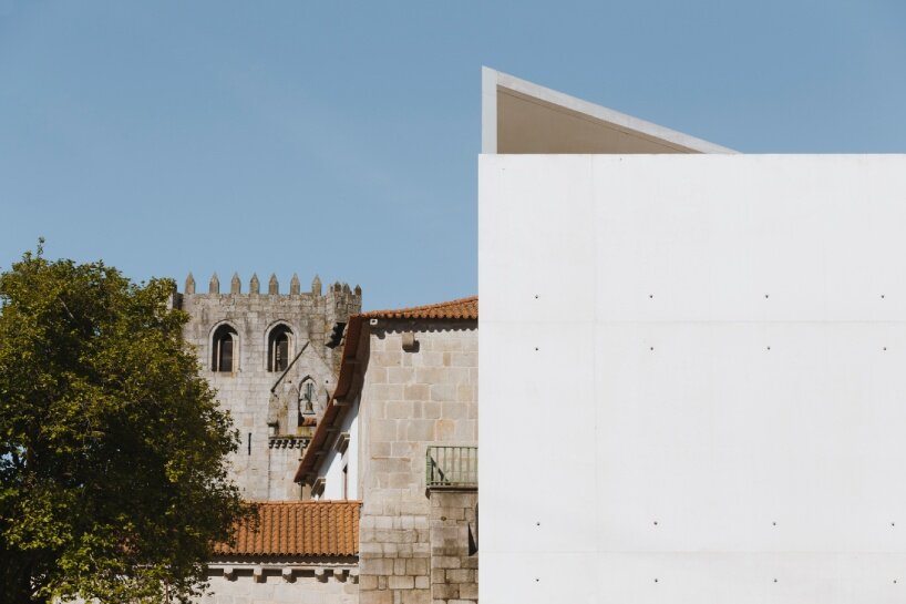 alvaro siza expands monastery and culture center in porto with modernist concrete courtyard