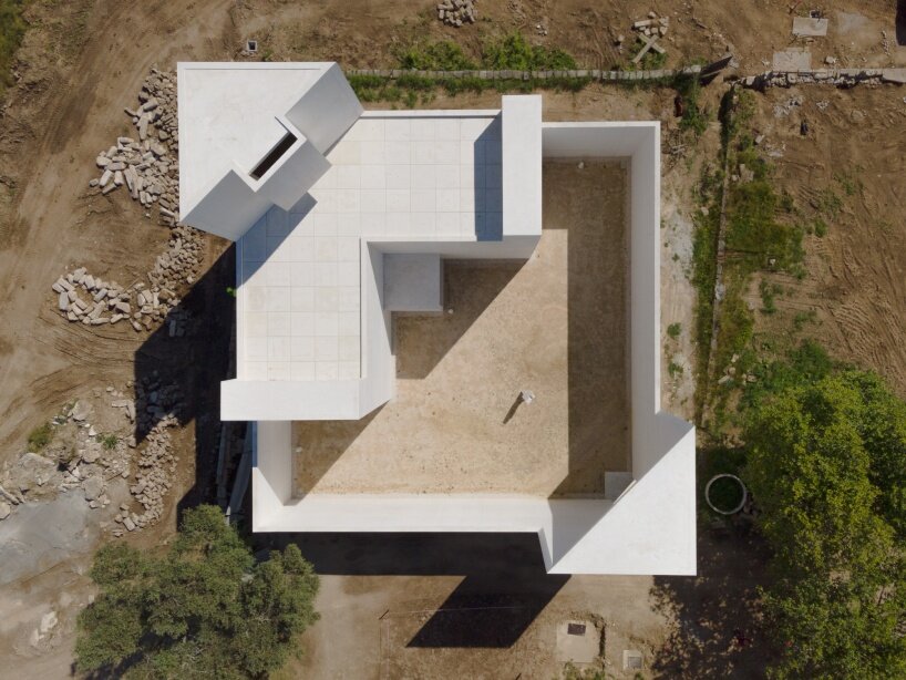 alvaro siza expands monastery and culture center in porto with modernist concrete courtyard