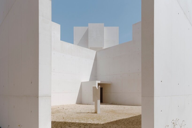 alvaro siza expands monastery and culture center in porto with modernist concrete courtyard