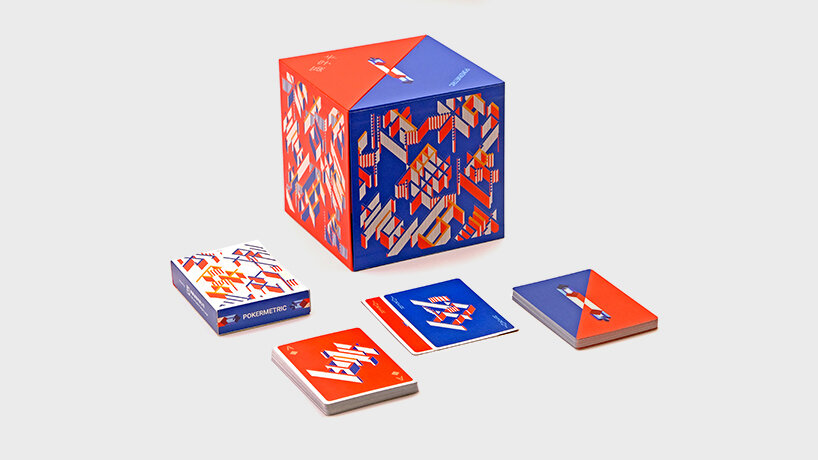 architectural poker set reimagines card symbols as cityscapes