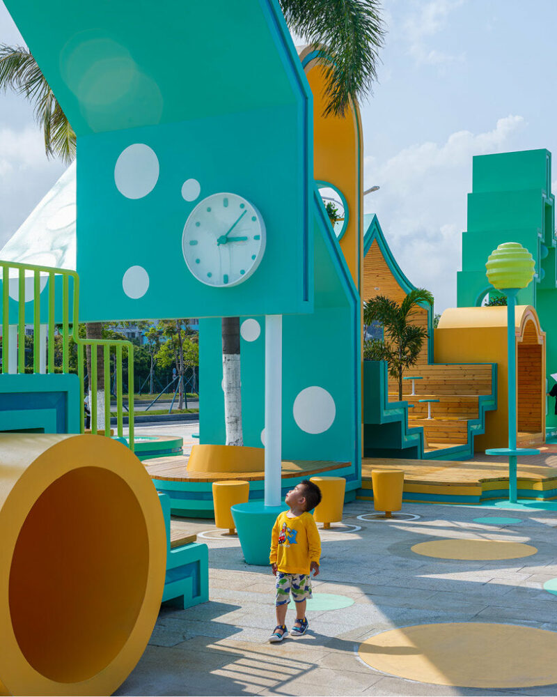 varied playful arrangements are featured in the capsules