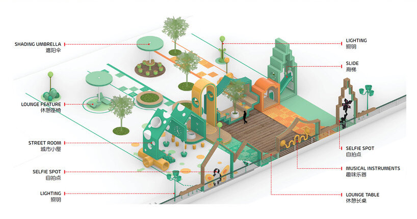 isometric plan by 100architects