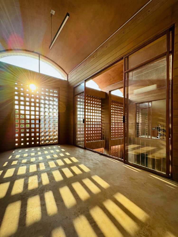 the facade openings enhance shadowplay