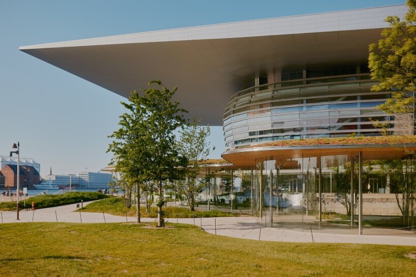 david altrath captures COBE's harborside oasis engulfed in biodiversity in copenhagen