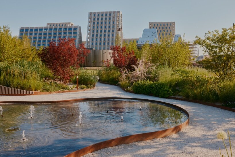 david altrath captures COBE's harborside oasis engulfed in biodiversity in copenhagen