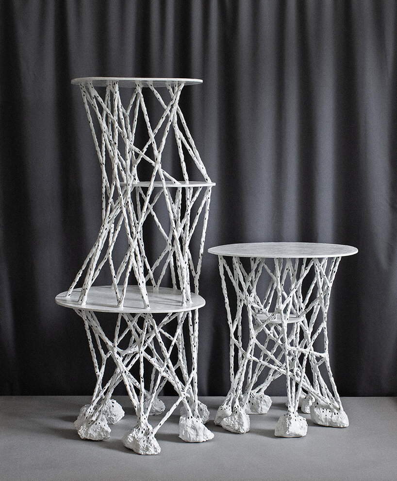 these objects aim to construct spontaneous geometries distinct from organic shapes