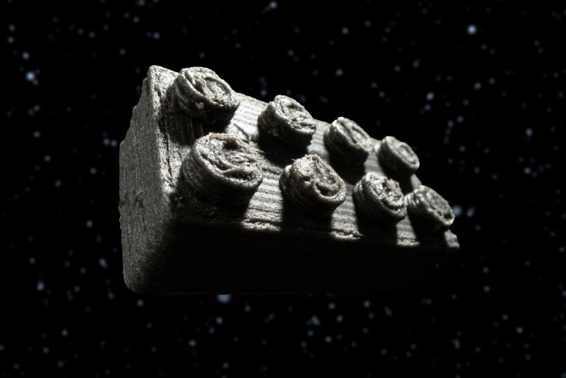 ESA space bricks 3D printed LEGO meteorite dust