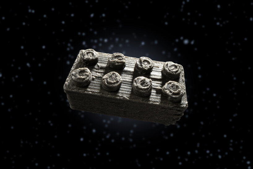 ESA space bricks 3D printed LEGO meteorite dust