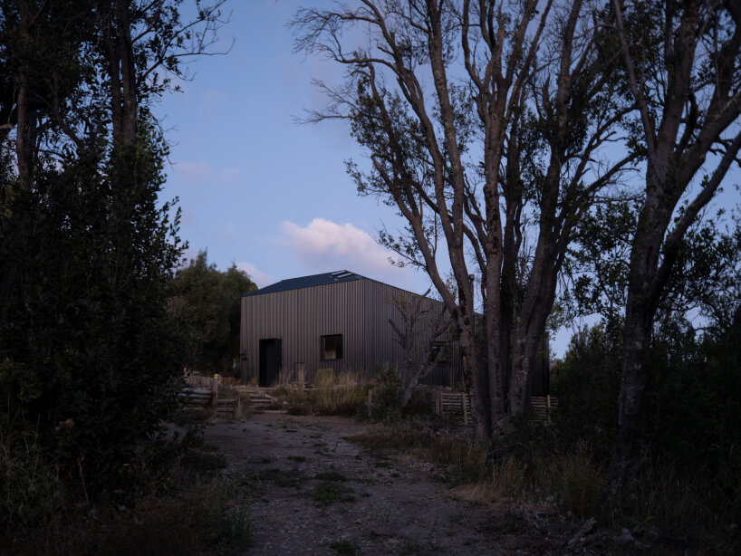 moarqs fits self-sufficient house in argentina forest with solar and water-harvesting systems