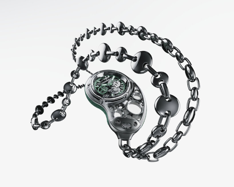 hublot daniel arsham droplet pocket watch rubber