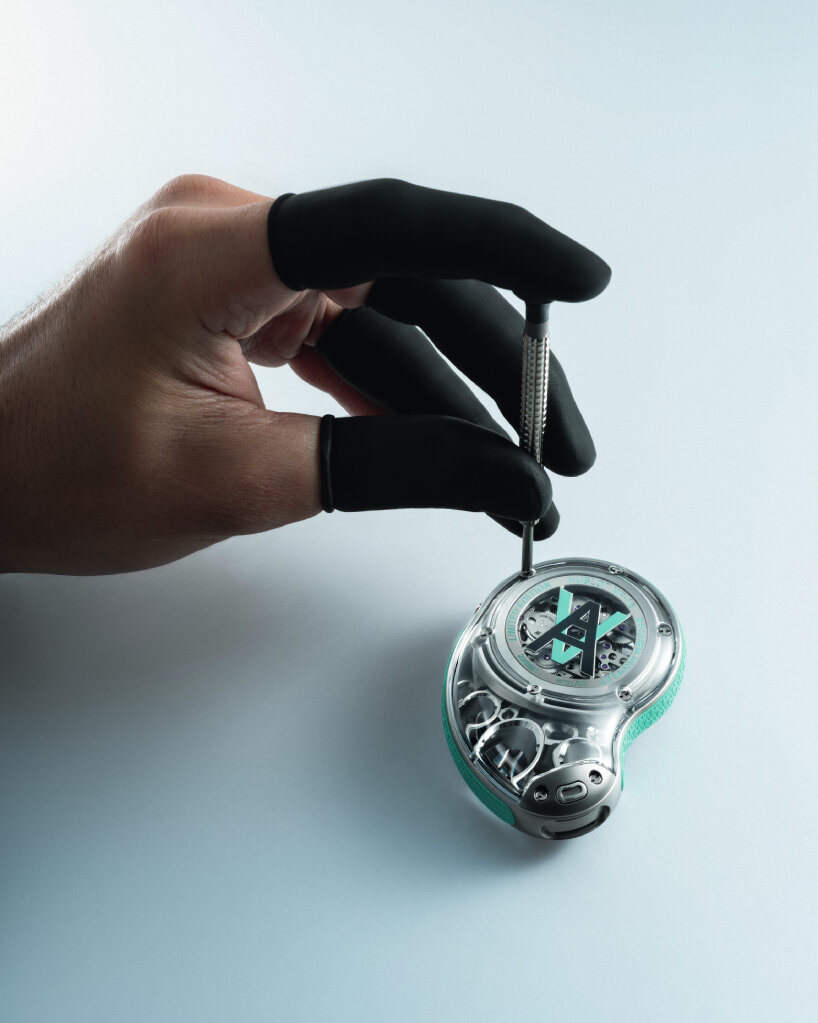 hublot daniel arsham droplet pocket watch rubber