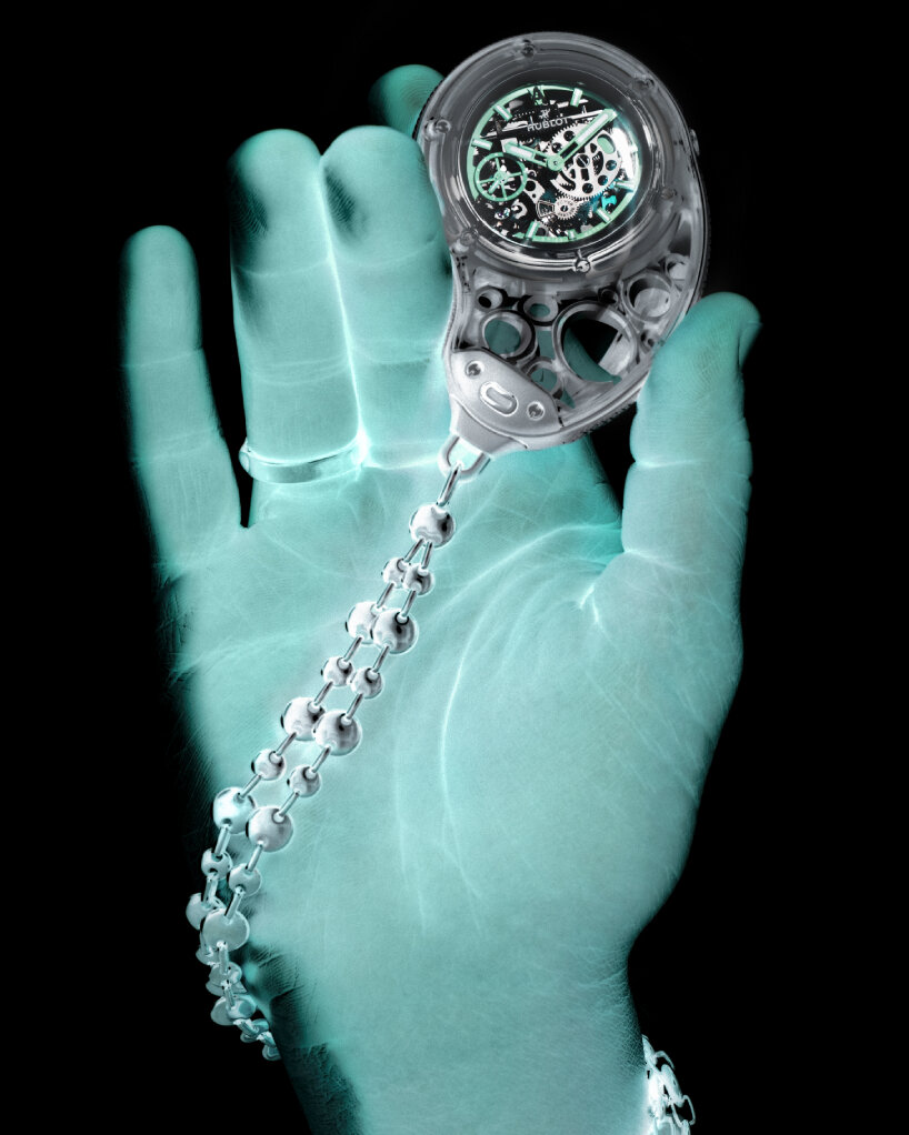 hublot daniel arsham droplet pocket watch rubber
