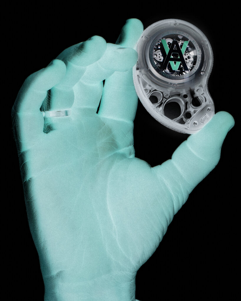 hublot daniel arsham droplet pocket watch rubber