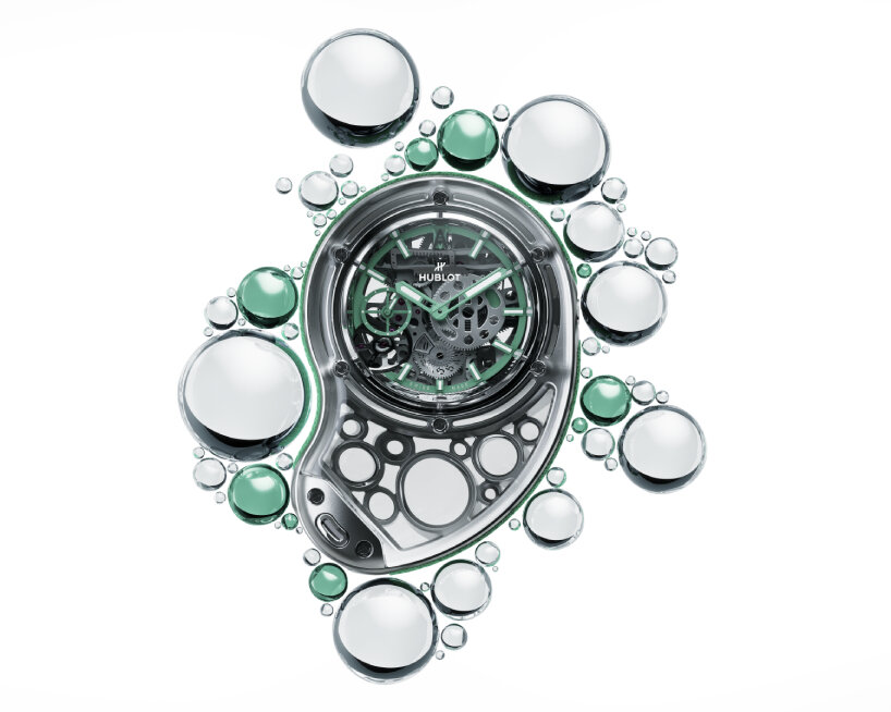 hublot daniel arsham droplet pocket watch rubber