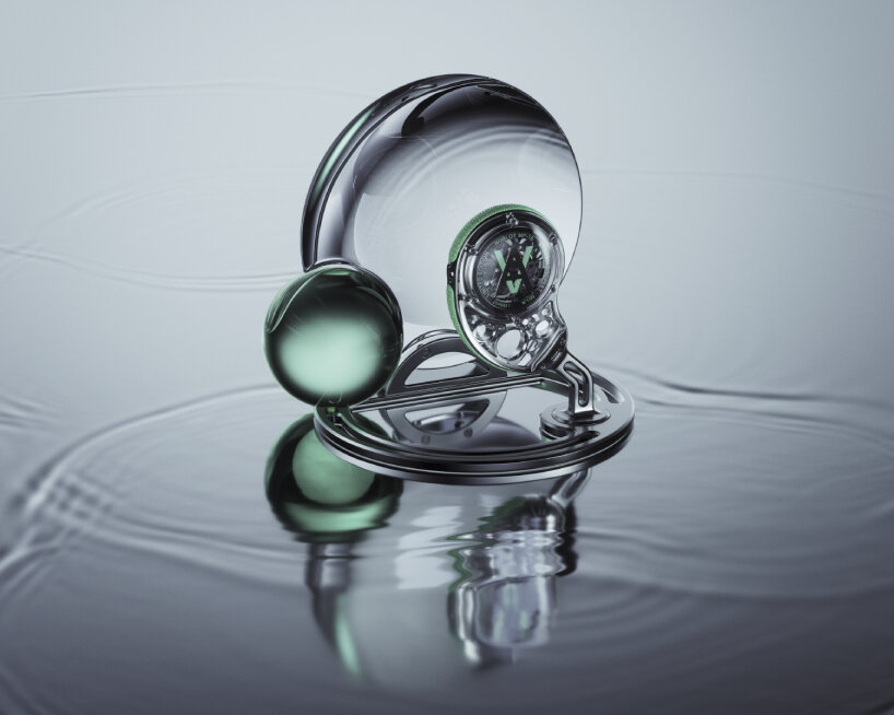 hublot daniel arsham droplet pocket watch rubber