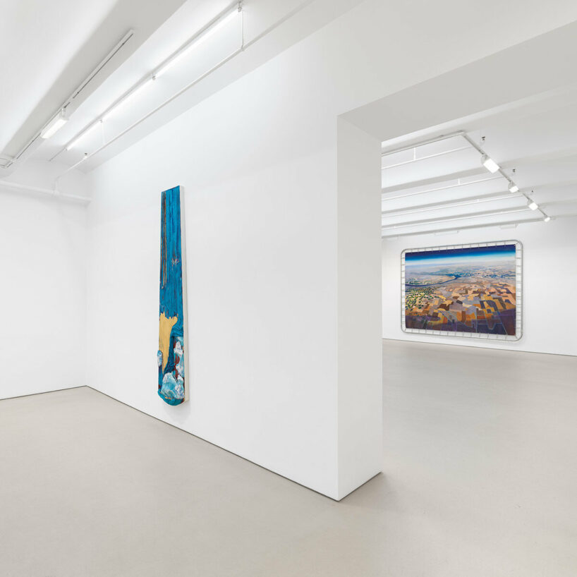 installation view, Leslie Wayne, This Land, 2024, Jack Shainman Gallery, 513 W 20th Street, New York, NY© Leslie Wayne. courtesy of the artist and Jack Shainman Gallery, New York. photo by Dan Bradica Studio