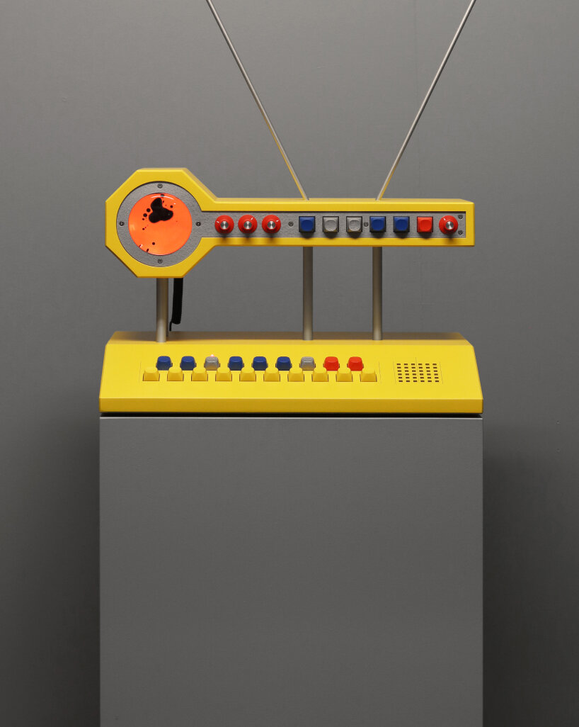 love hultén unveils new Y-17 ferrofluid synth with designboom at sónar+D festival