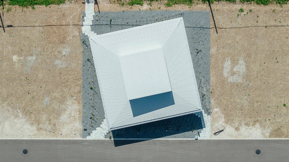 hanging wires envelop japan's maxell kuse ga aru studio by