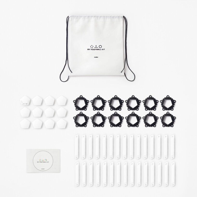 nendo football kit non-inflatable soccer ball