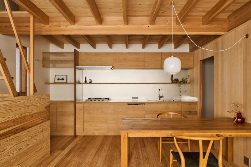 adaptable living spaces accommodate growing family in ninkipen!'s compact home in osaka