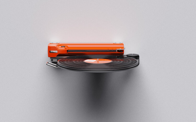oscar olsson automatic wall-mounted turntable