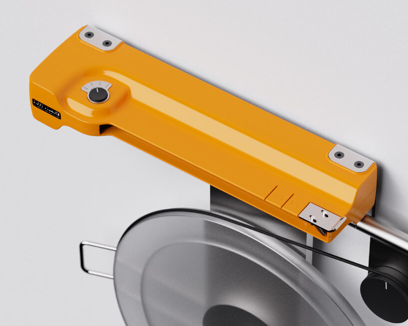 oscar olsson automatic wall-mounted turntable