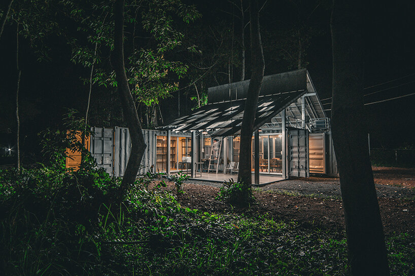 the design respects the natural surroundings