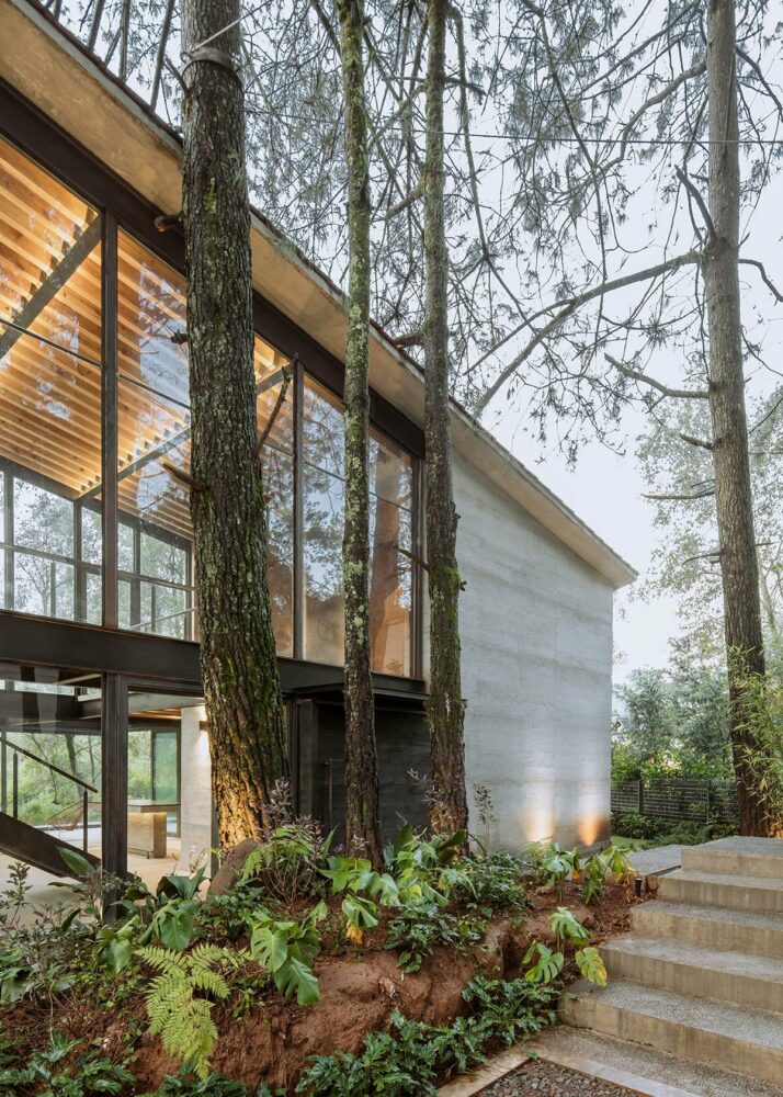 1i arquitectura house trees