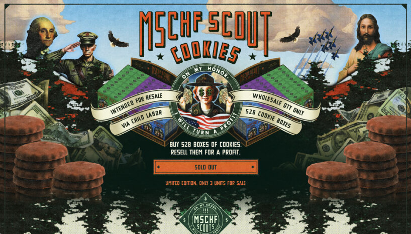 MSCHF scout cookies baked