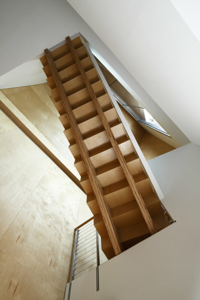 shifting the ridge line off-center captures the best view of Richardson’s psychiatric center