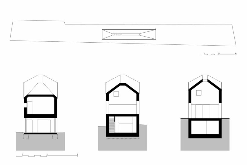 roof plan - sections