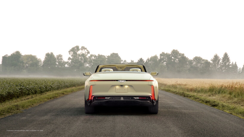 cadillac concept electric convertible sollei car
