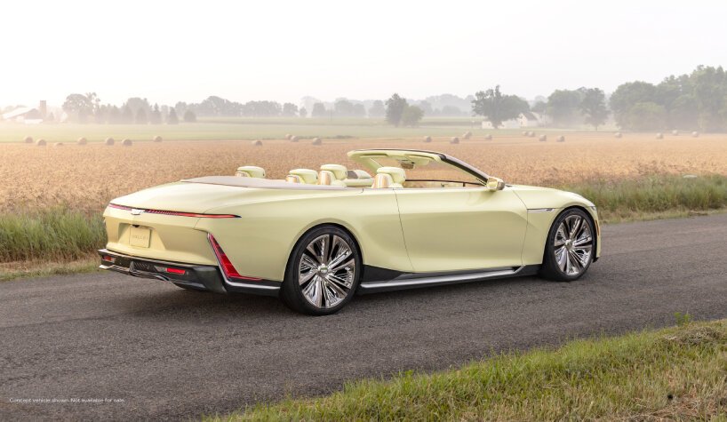 cadillac concept electric convertible sollei car