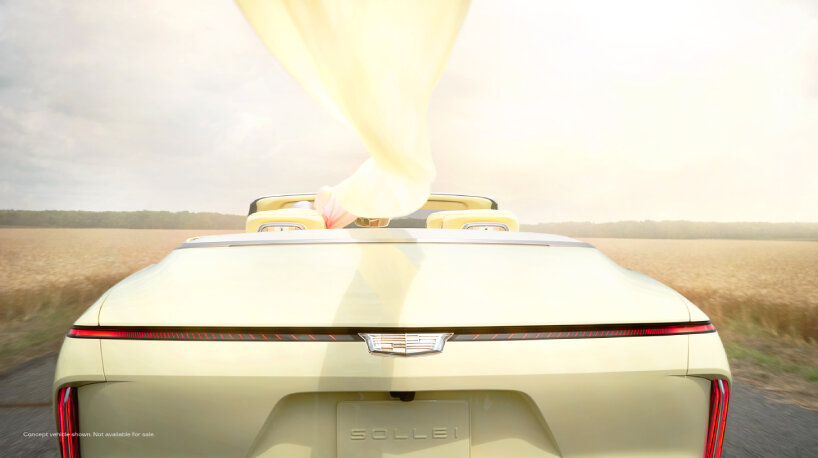 cadillac concept electric convertible sollei car