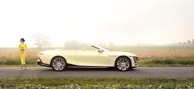 cadillac concept electric convertible sollei car