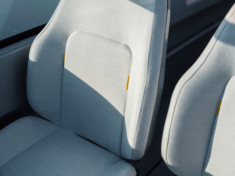 tailored seat upholstery for a comfortable, quiet cruising on water