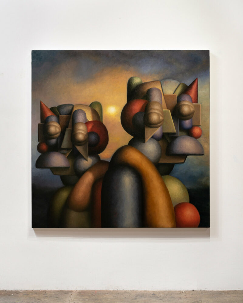 Devon DeJardin, Turning Away, 2024, oil on canvas | image by Ahram Park © the artist, courtesy Carl Kostyál