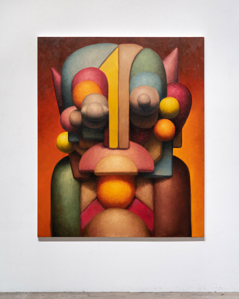 Devon DeJardin, Protector, 2024, oil on canvas | image by Ahram Park © the artist, courtesy Carl Kostyál