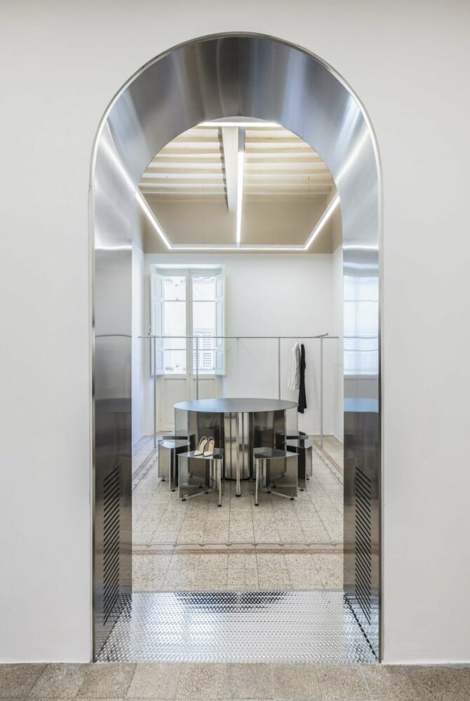 a crucial design action is establishing a consistent reference height at the highest window soffits