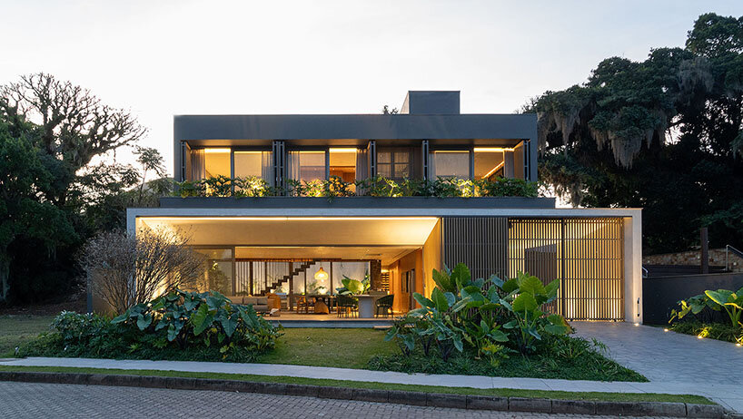 the materials provide durability, easy maintenance, and a timeless architectural quality