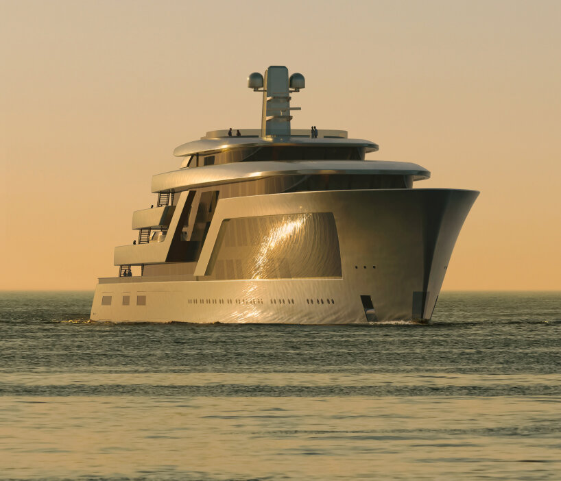 revival superyacht elevates isaac burrough's original design with glass-bound exteriors - 4