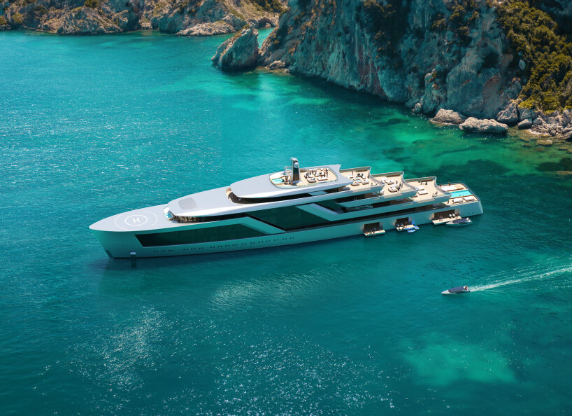 revival superyacht elevates isaac burrough's original design with glass-bound exteriors - 2