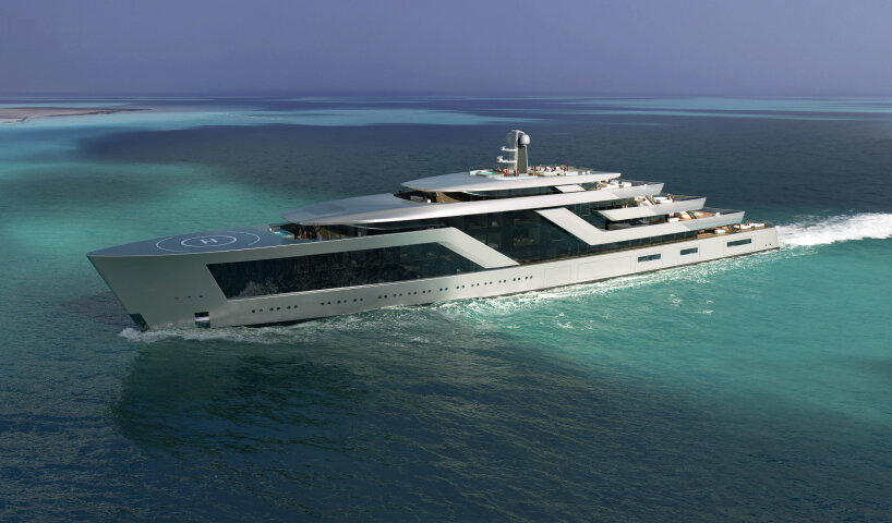 revival superyacht elevates isaac burrough's original design with glass-bound exteriors - 1