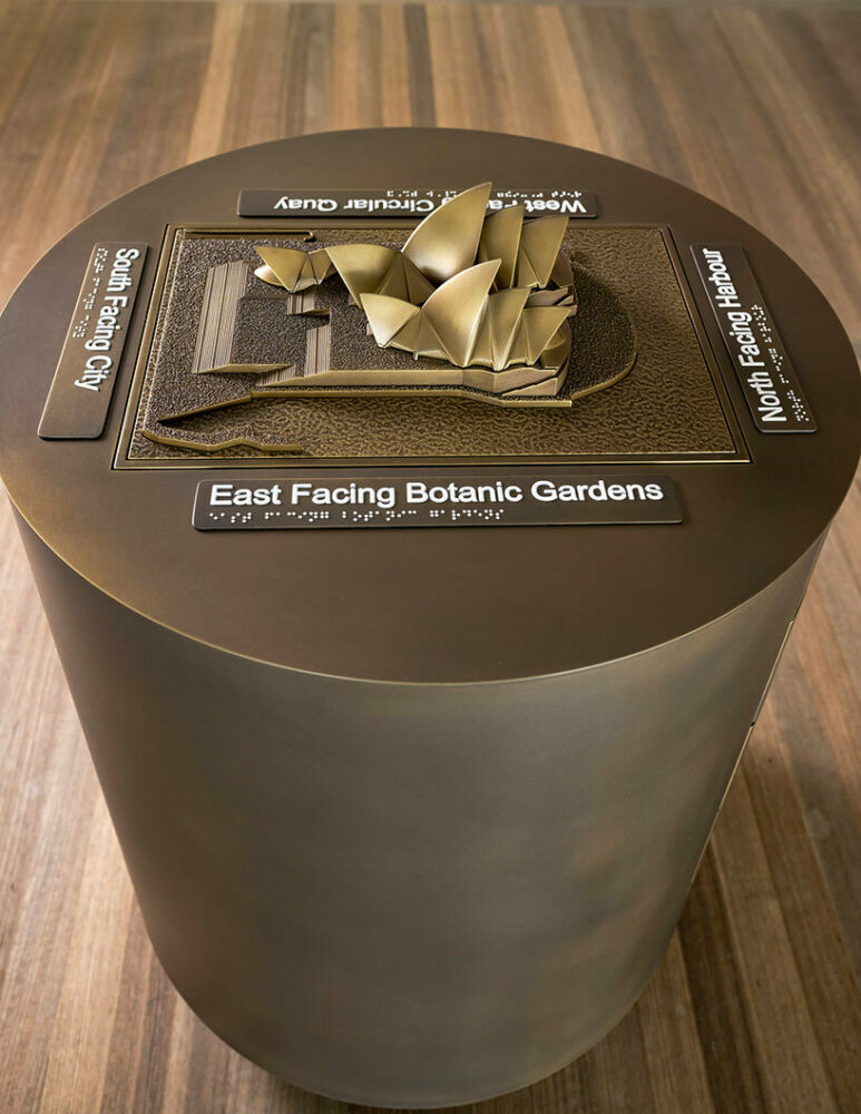 for those who are blind or vision impaired, tactile maps provide a way to experience architecture and design