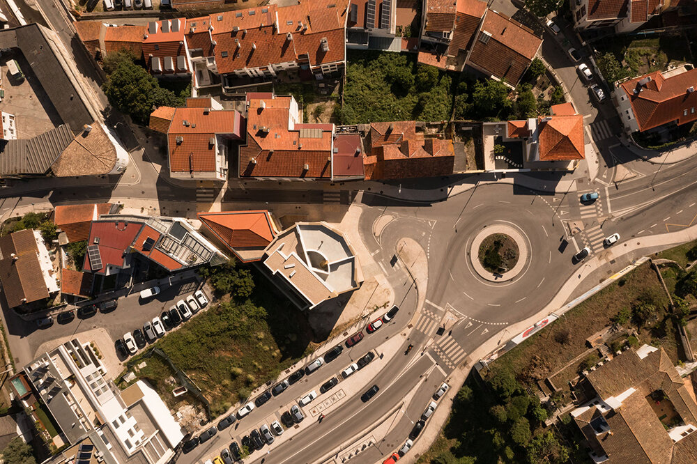 top view of the housing complex in Portugal