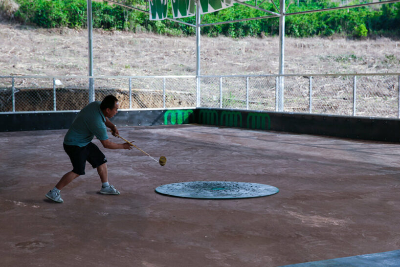 game in progress (baima village)