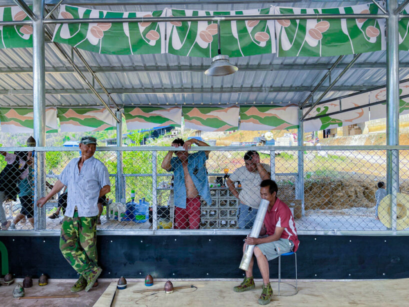 players on break (baima village)