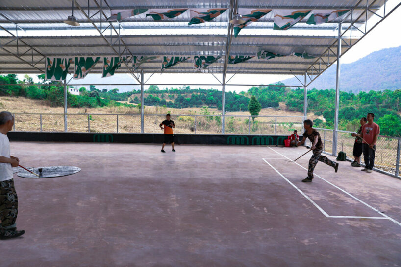 game in progress (baima village)