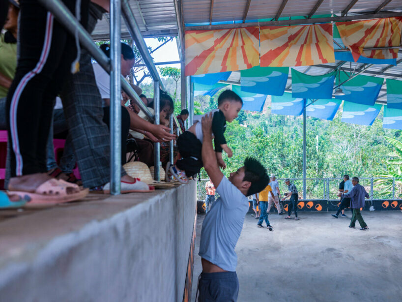 game in progress (qingkai village)