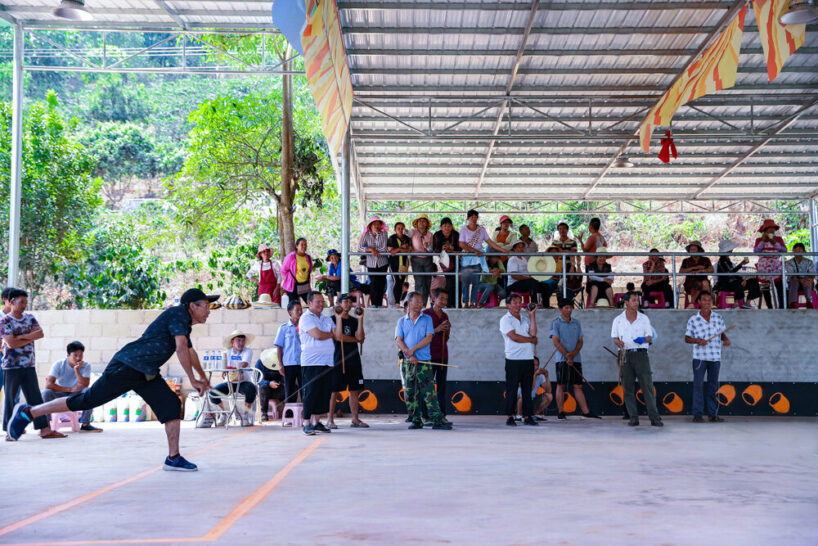 game in progress (qingkai village)